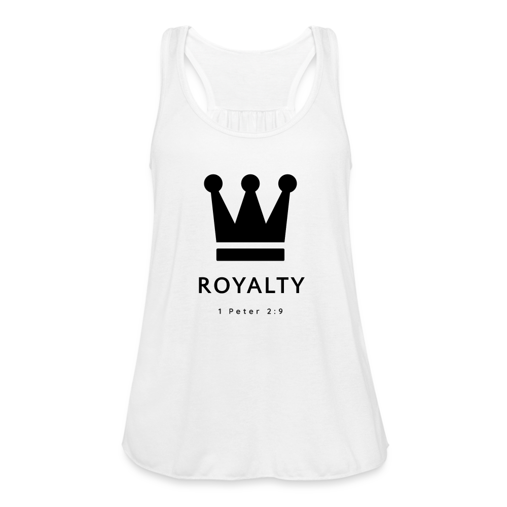 Royalty Women's Flowy Tank Top by Bella - white