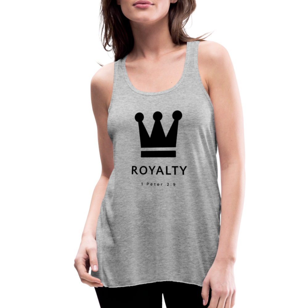 Royalty Women's Flowy Tank Top by Bella - heather gray