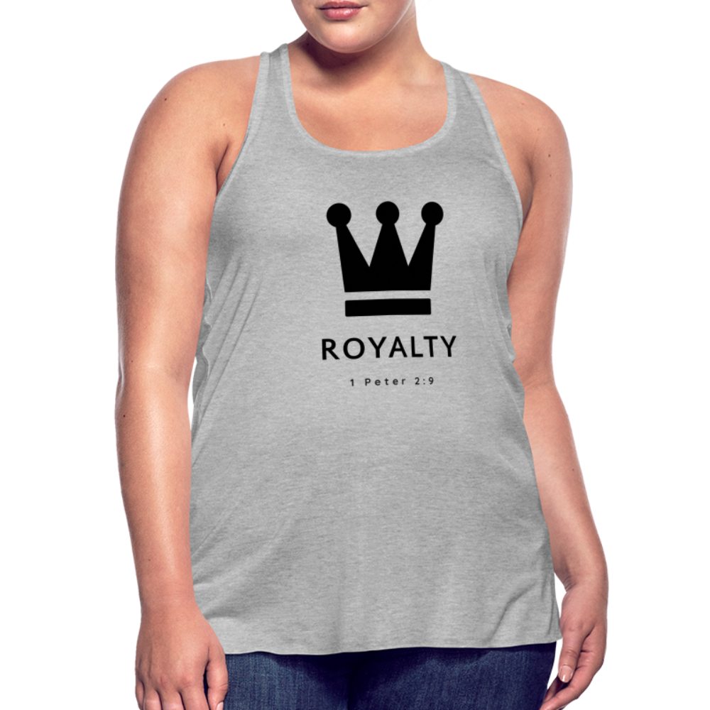 Royalty Women's Flowy Tank Top by Bella - heather gray