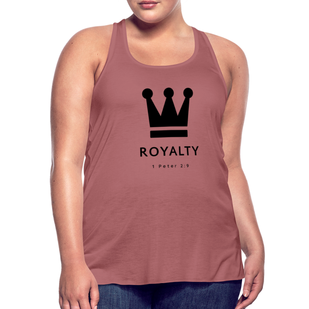 Royalty Women's Flowy Tank Top by Bella - mauve