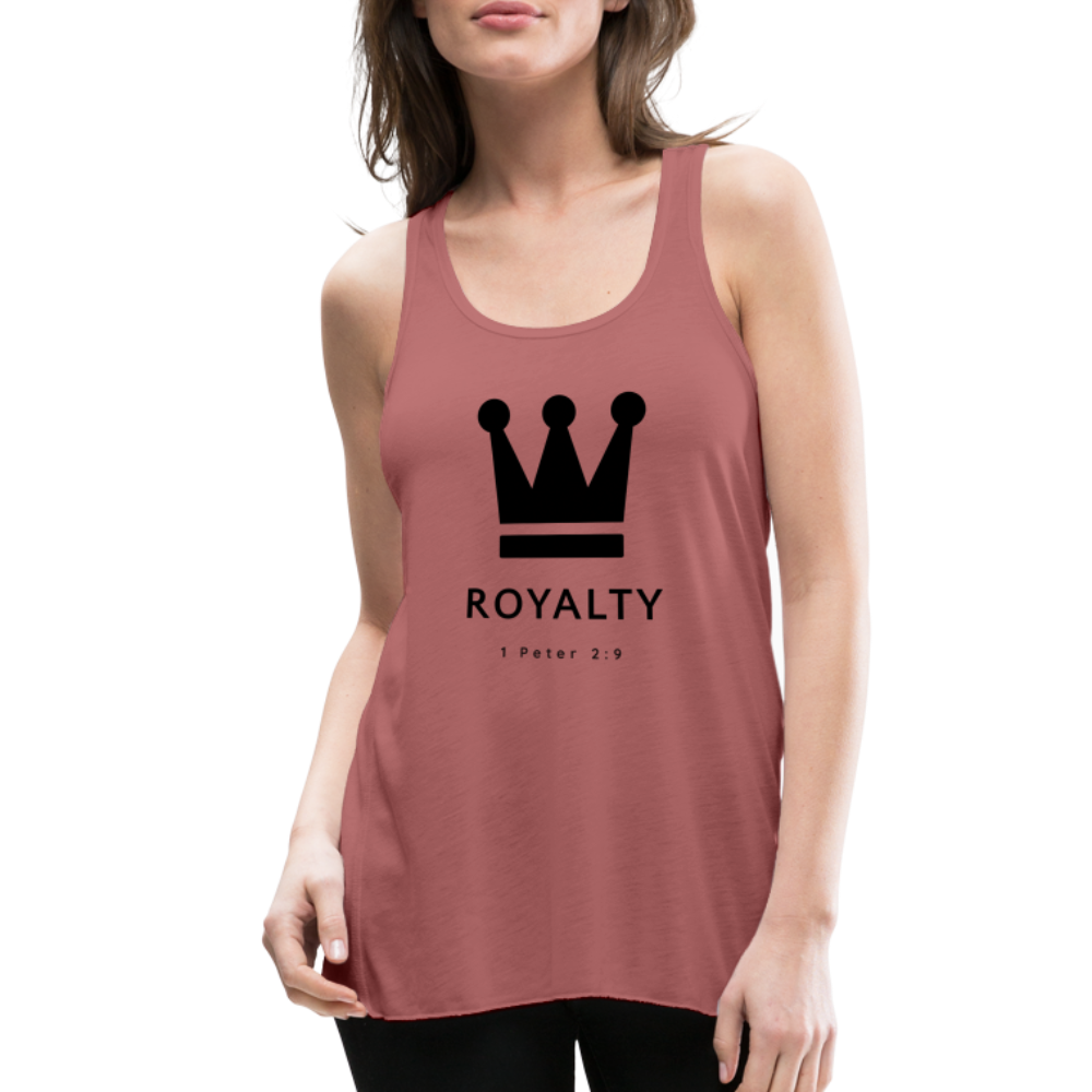 Royalty Women's Flowy Tank Top by Bella - mauve