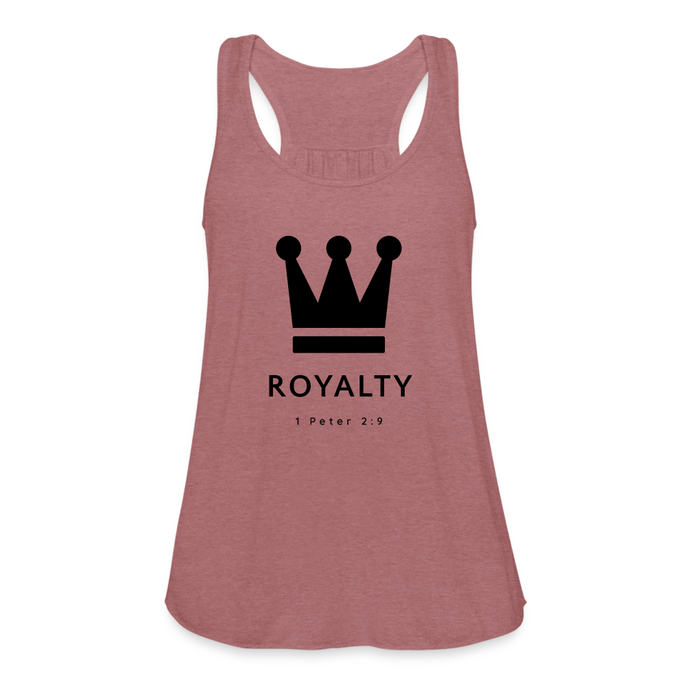 Royalty Women's Flowy Tank Top by Bella - mauve