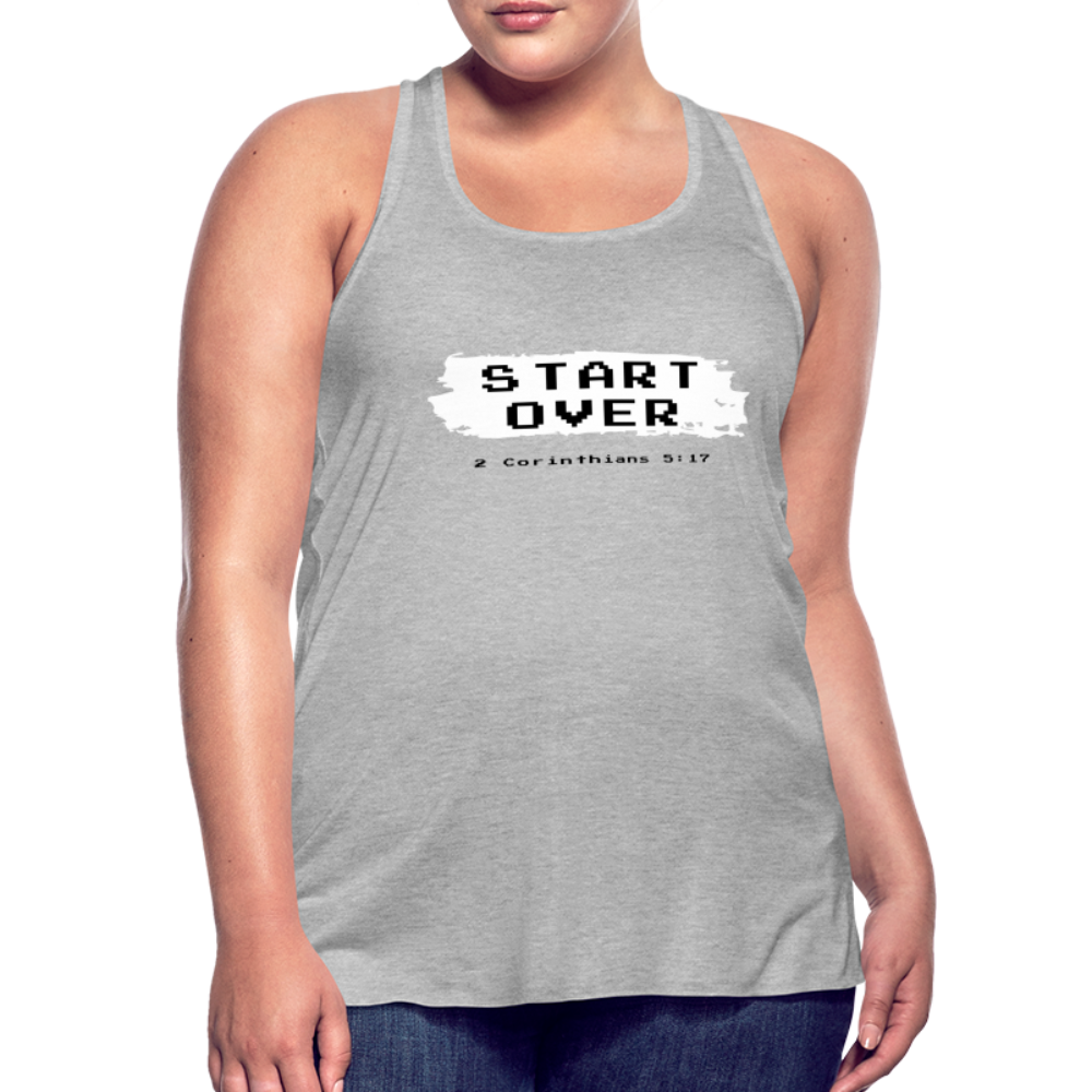 Start Over Women's Flowy Tank Top by Bella - heather gray