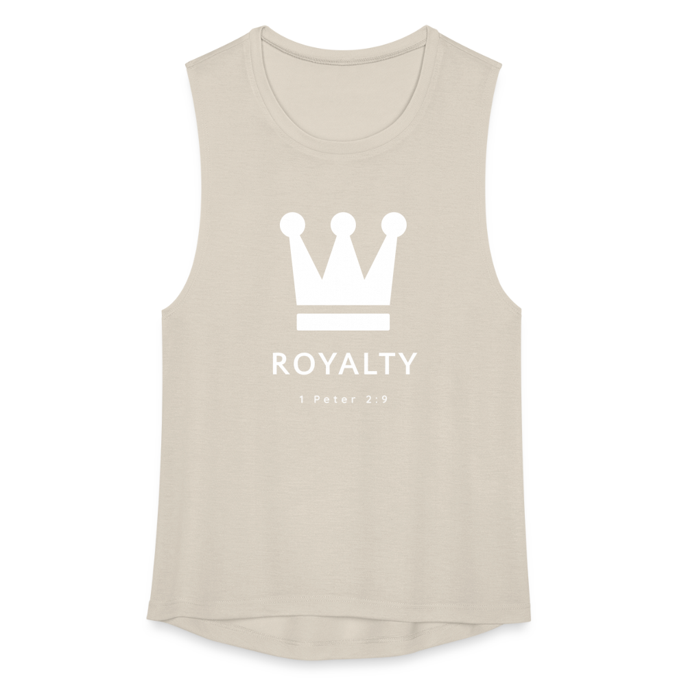 Royalty Women's Flowy Muscle Tank by Bella - dust