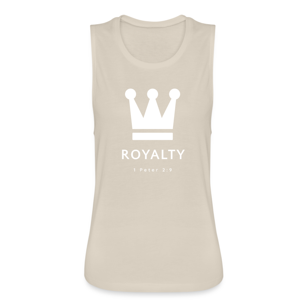 Royalty Women's Flowy Muscle Tank by Bella - dust