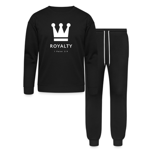 Be Royalty Unisex Lounge Wear Set - black