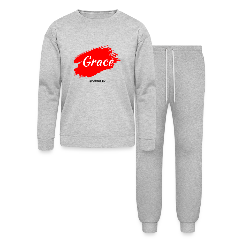 Grace Premium Unisex Lounge Wear Set - heather gray