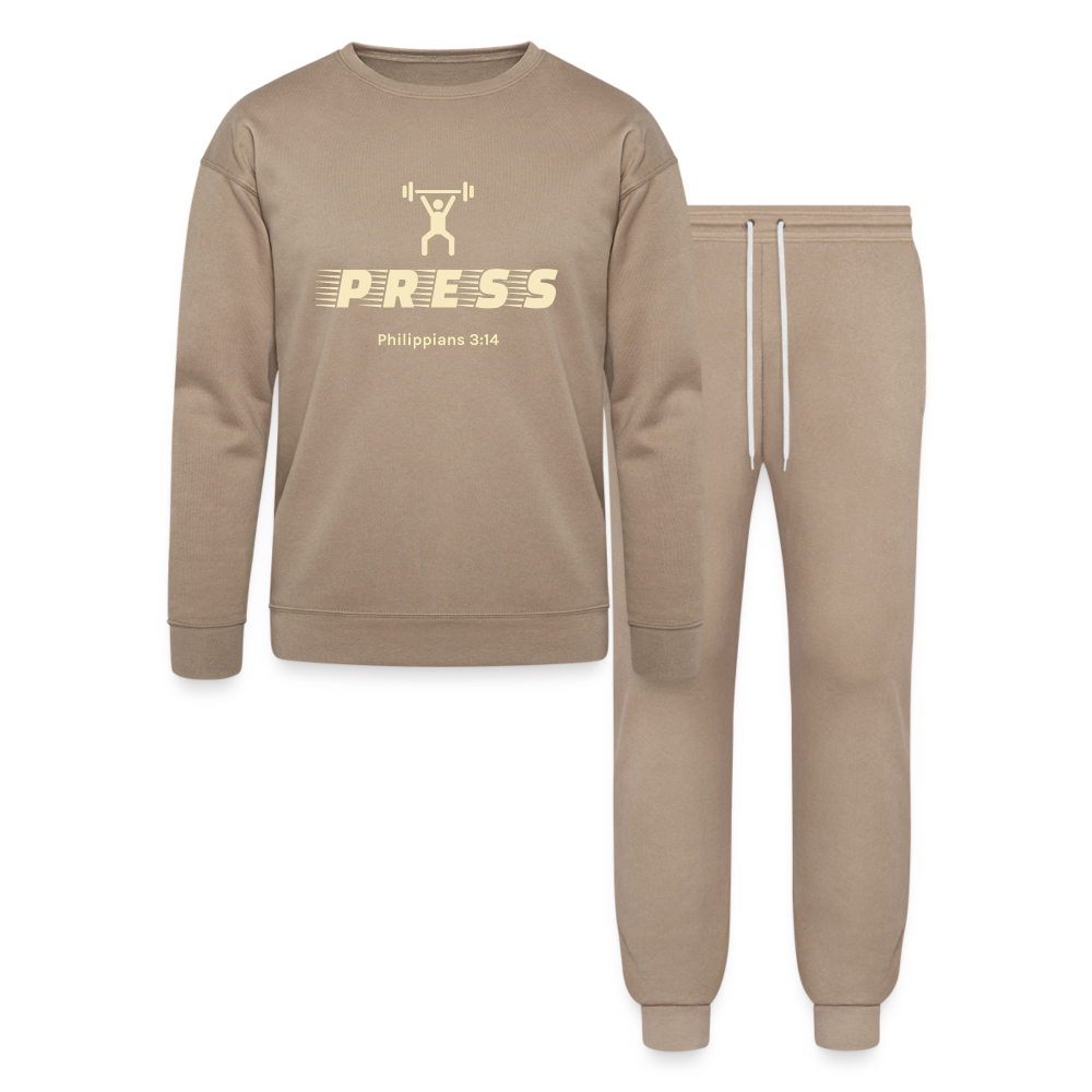 Press Premium Unisex Lounge Wear Set - tan