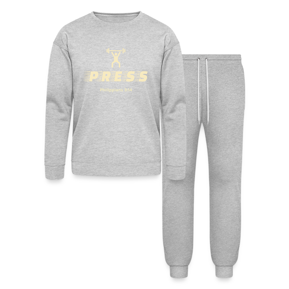 Press Premium Unisex Lounge Wear Set - heather gray