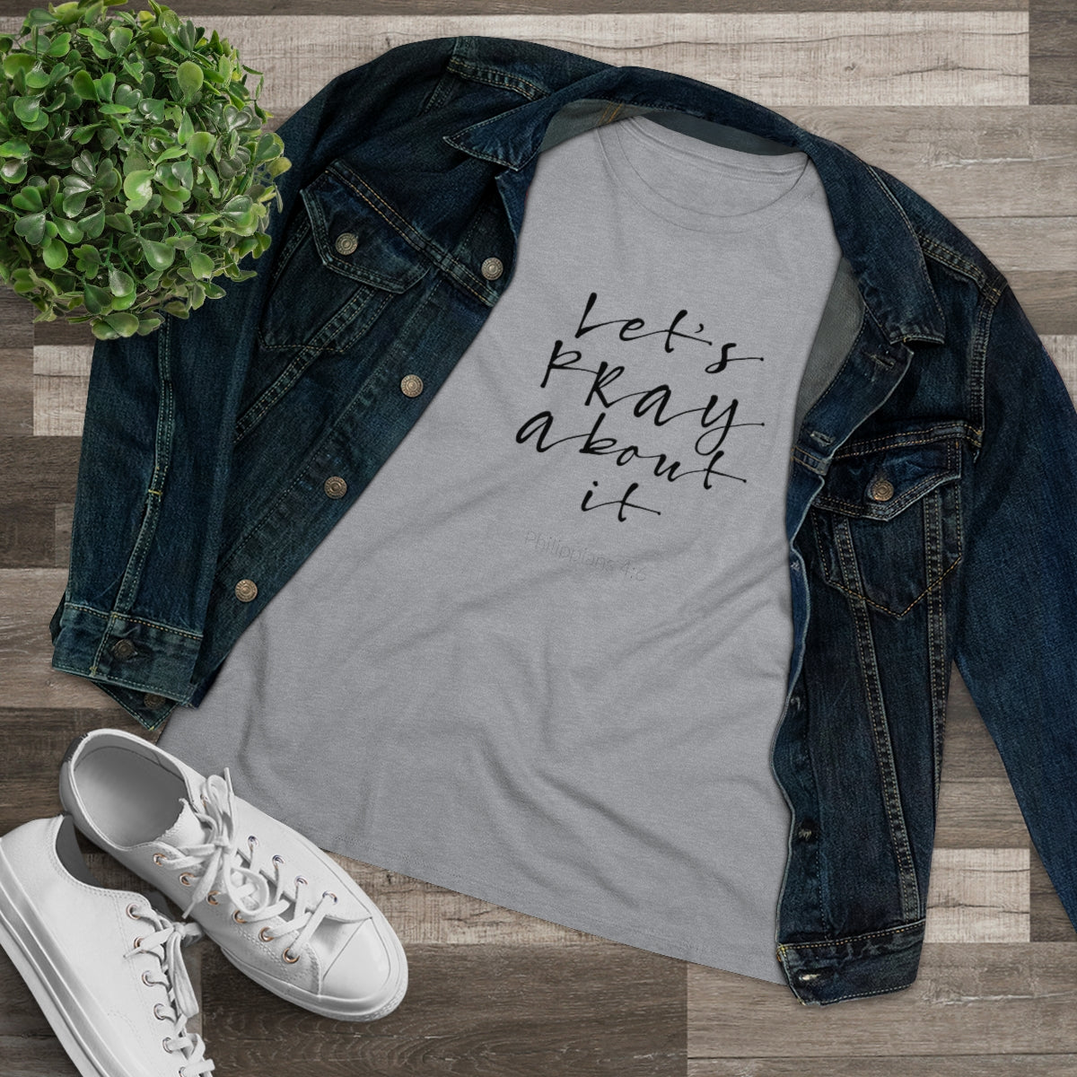 Let's Pray About It Women's Relaxed T-Shirt - TheLifeHouseShop