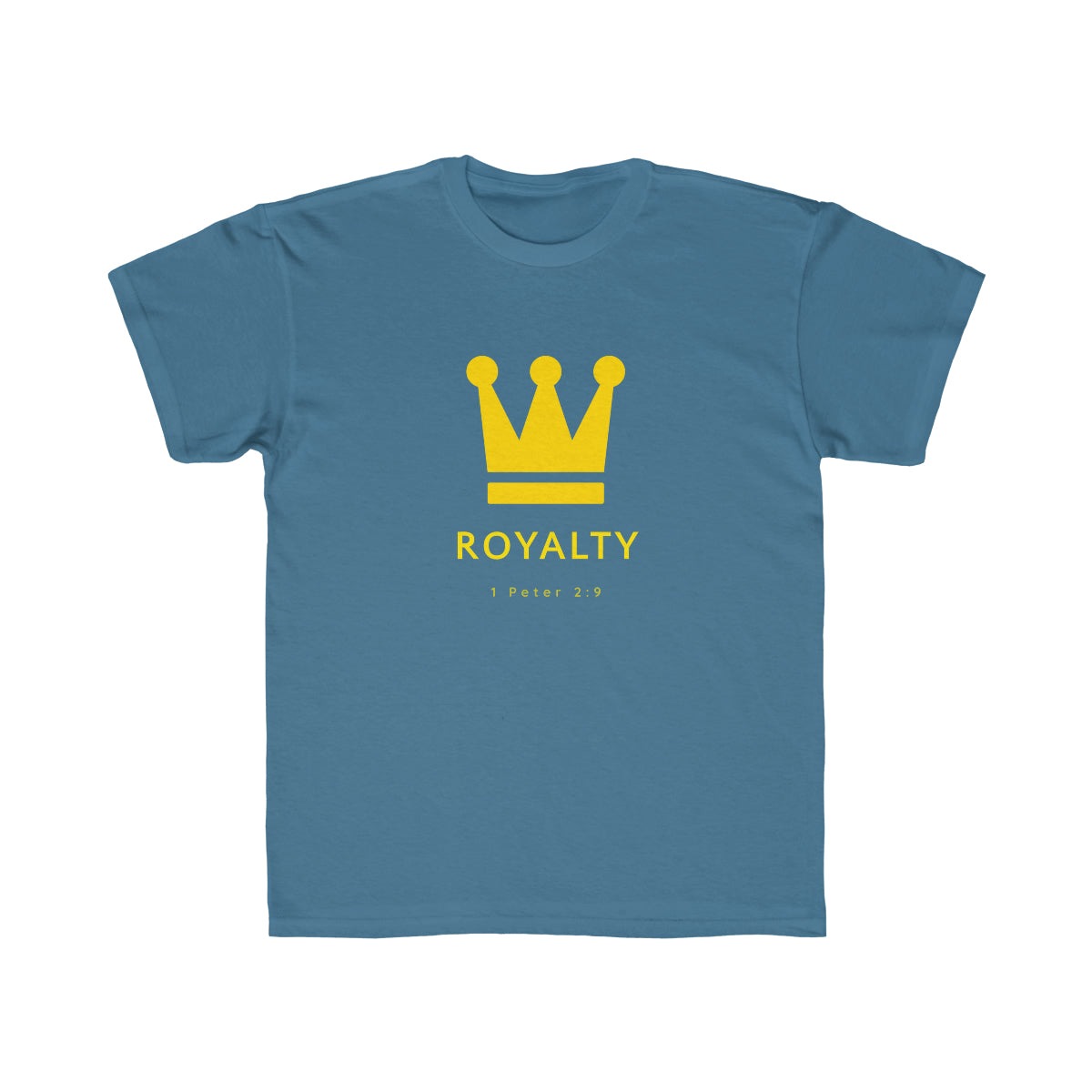 Kids Be Royalty Gold Logo Tee - TheLifeHouseShop