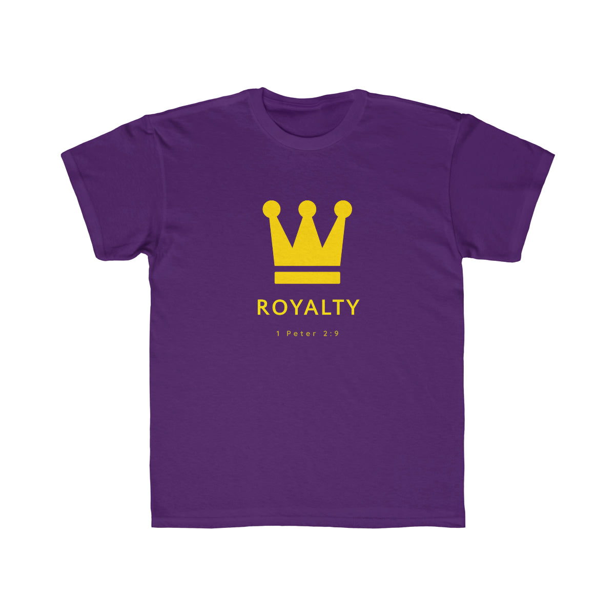 Kids Be Royalty Gold Logo Tee - TheLifeHouseShop