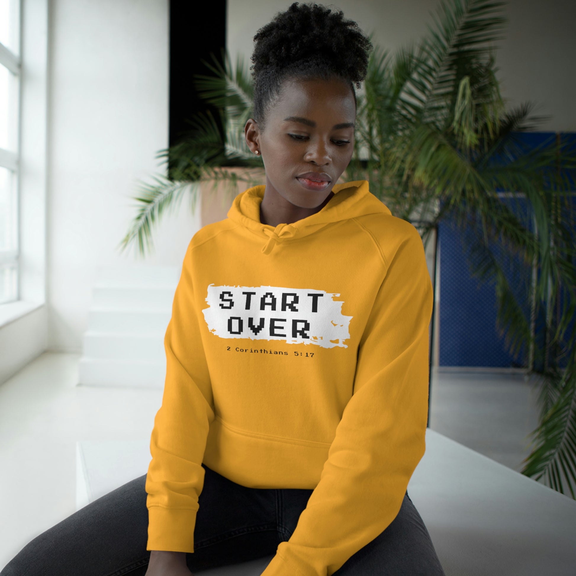 Start Over BOLD Unisex Premium Hoodie - TheLifeHouseShop