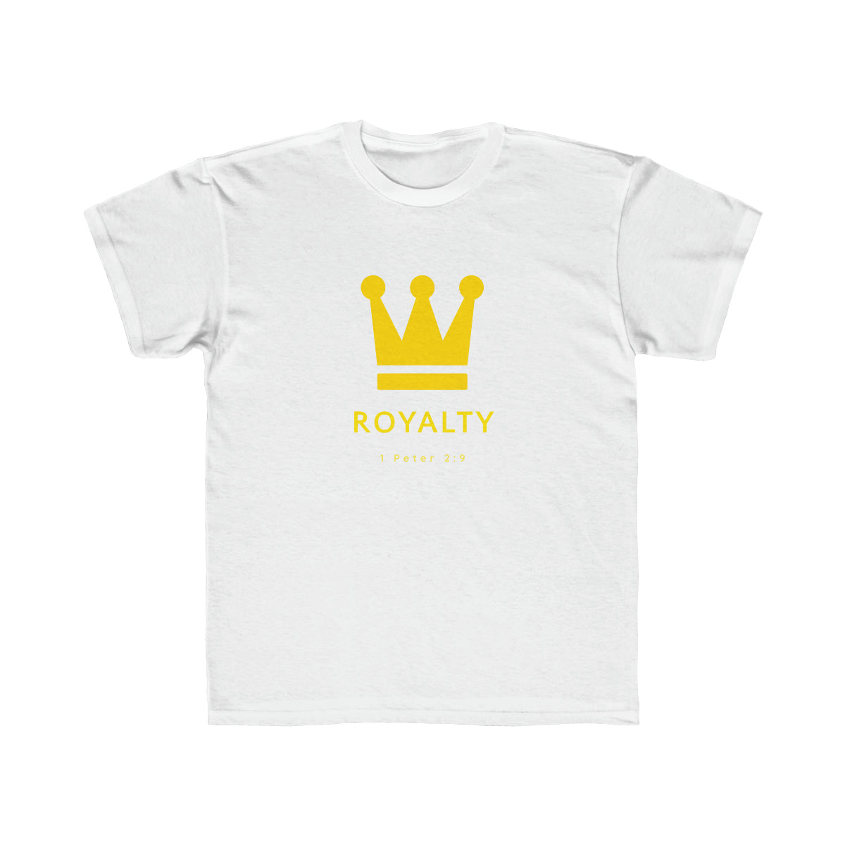 Kids Be Royalty Gold Logo Tee - TheLifeHouseShop