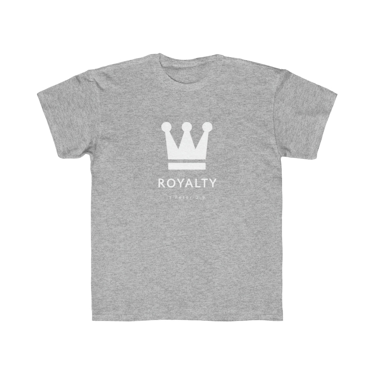 Kids Be Royalty White Logo Tee - TheLifeHouseShop