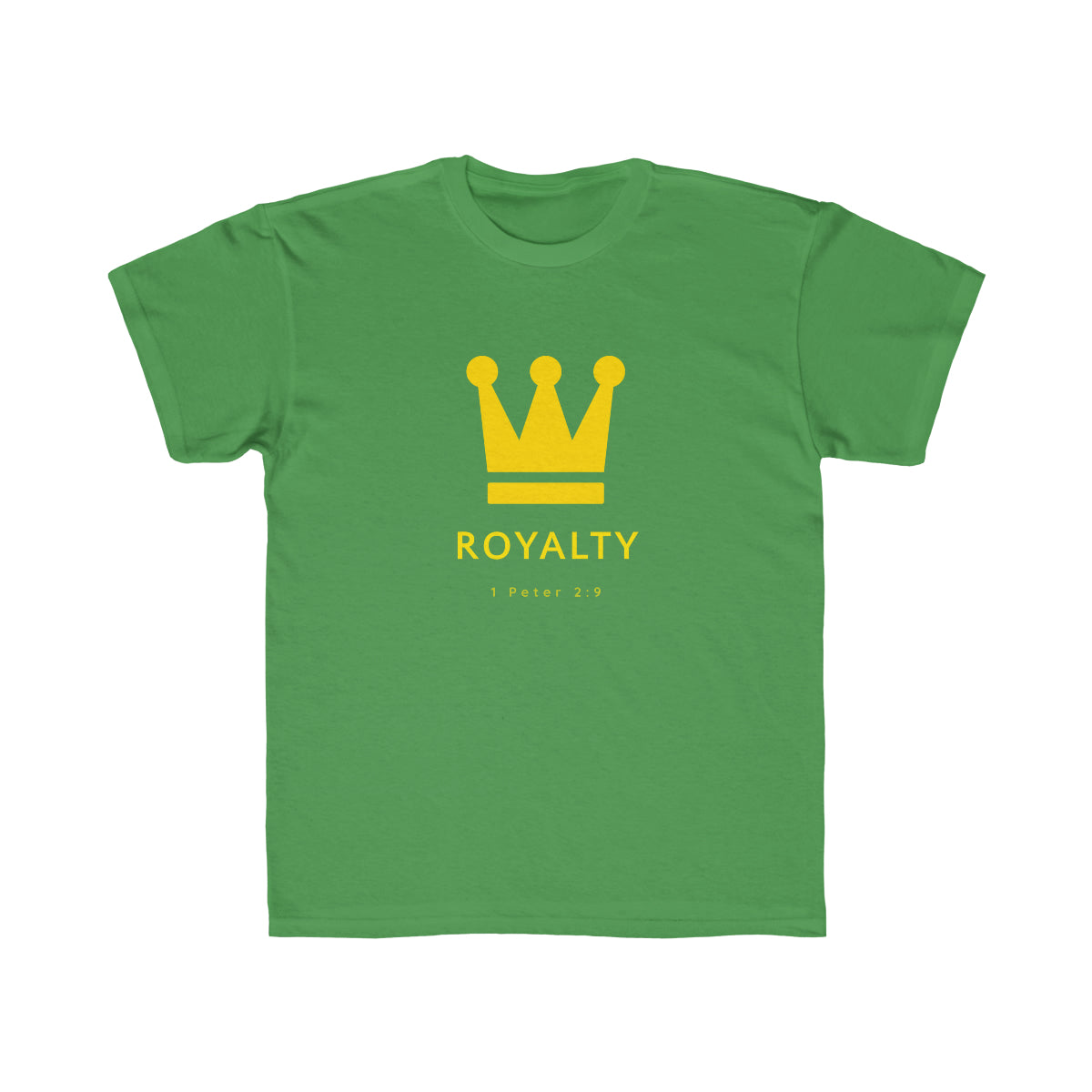 Kids Be Royalty Gold Logo Tee - TheLifeHouseShop