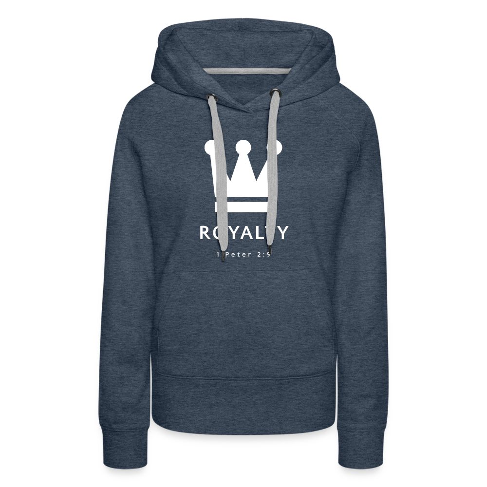 Be Royalty Women’s Premium Hoodie - heather denim