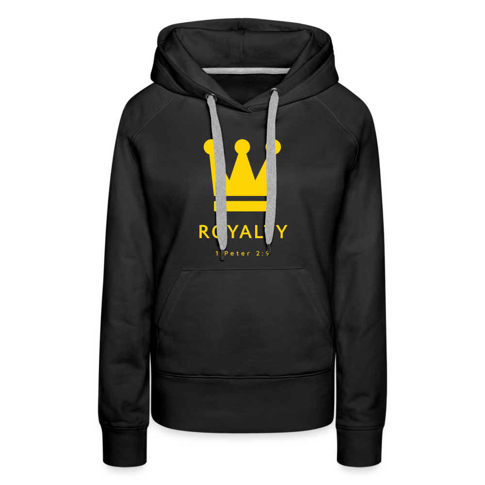 Be Royalty Gold Logo Women’s Premium Hoodie - black