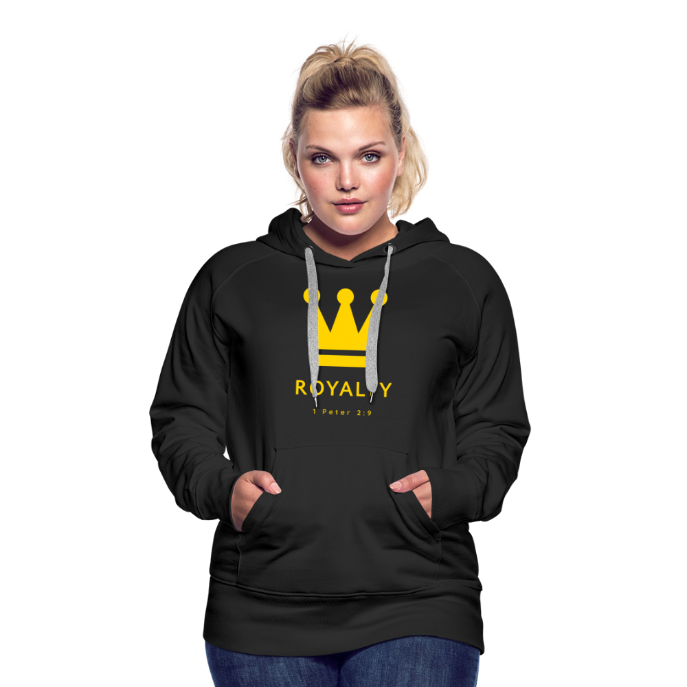 Be Royalty Gold Logo Women’s Premium Hoodie - black