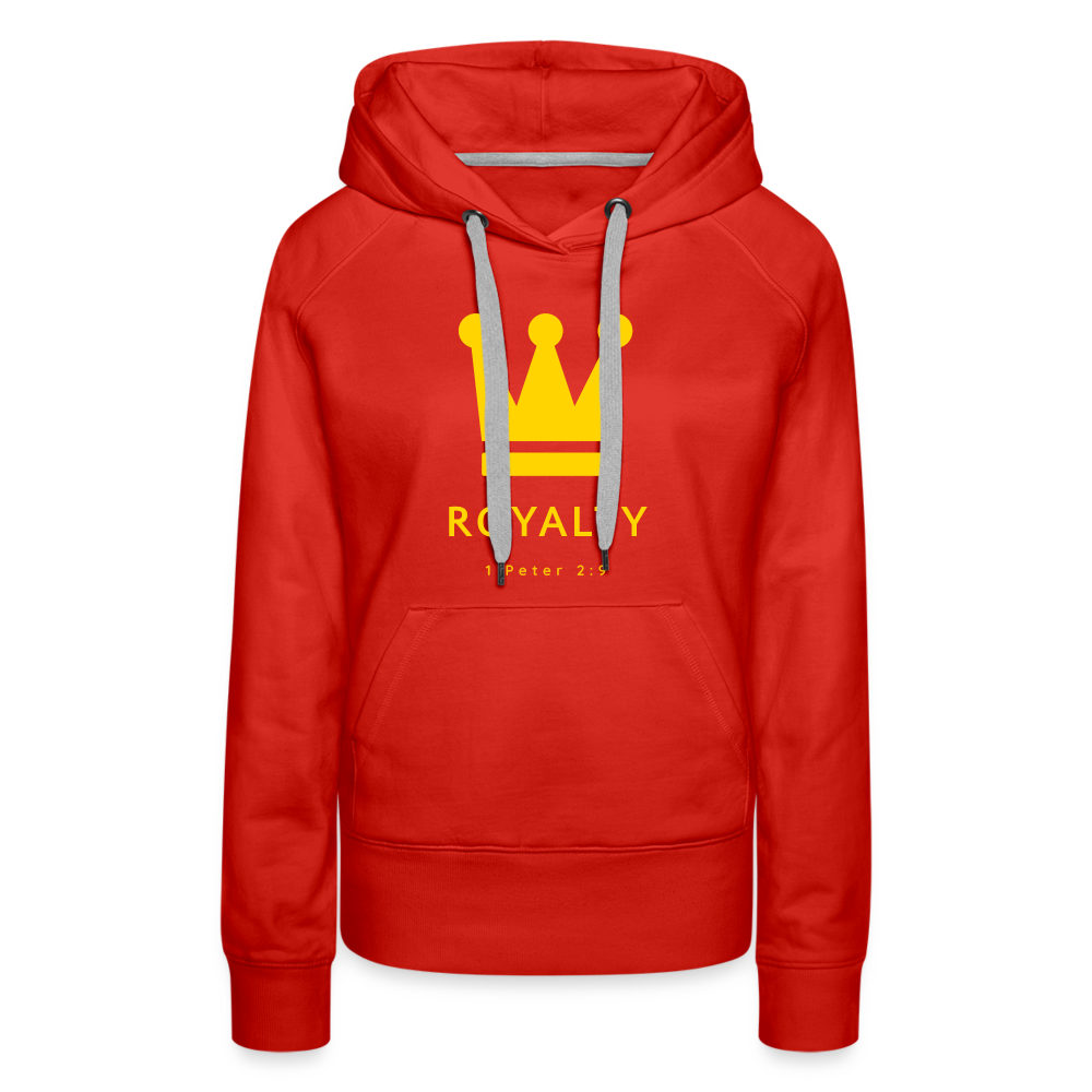 Be Royalty Gold Logo Women’s Premium Hoodie - red