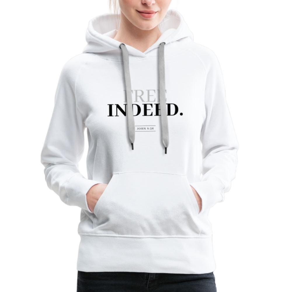 Free Indeed Women’s Premium Hoodie - white