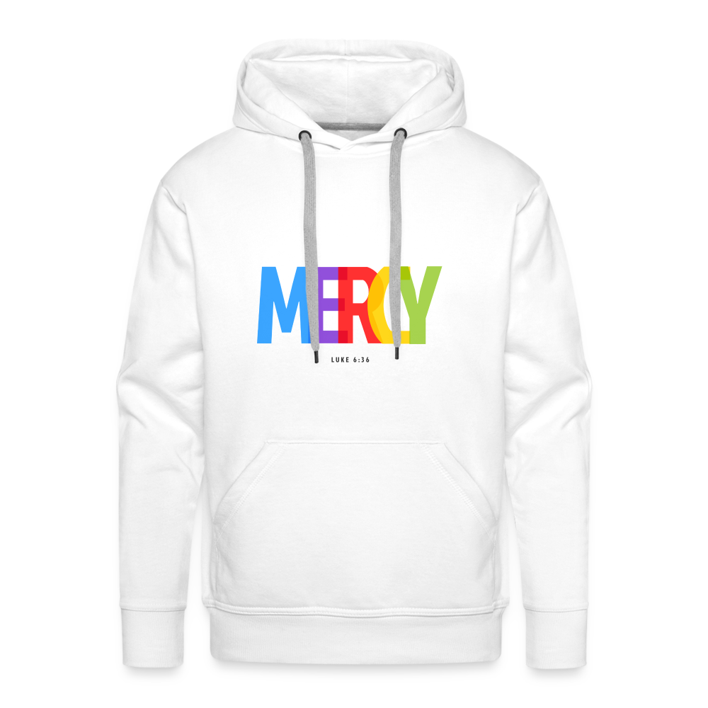 Mercy Men’s Premium Hoodie - white