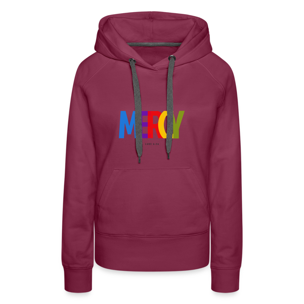 Mercy Women’s Premium Hoodie - burgundy