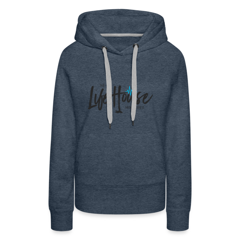 LifeHouse Women’s Premium Hoodie - heather denim