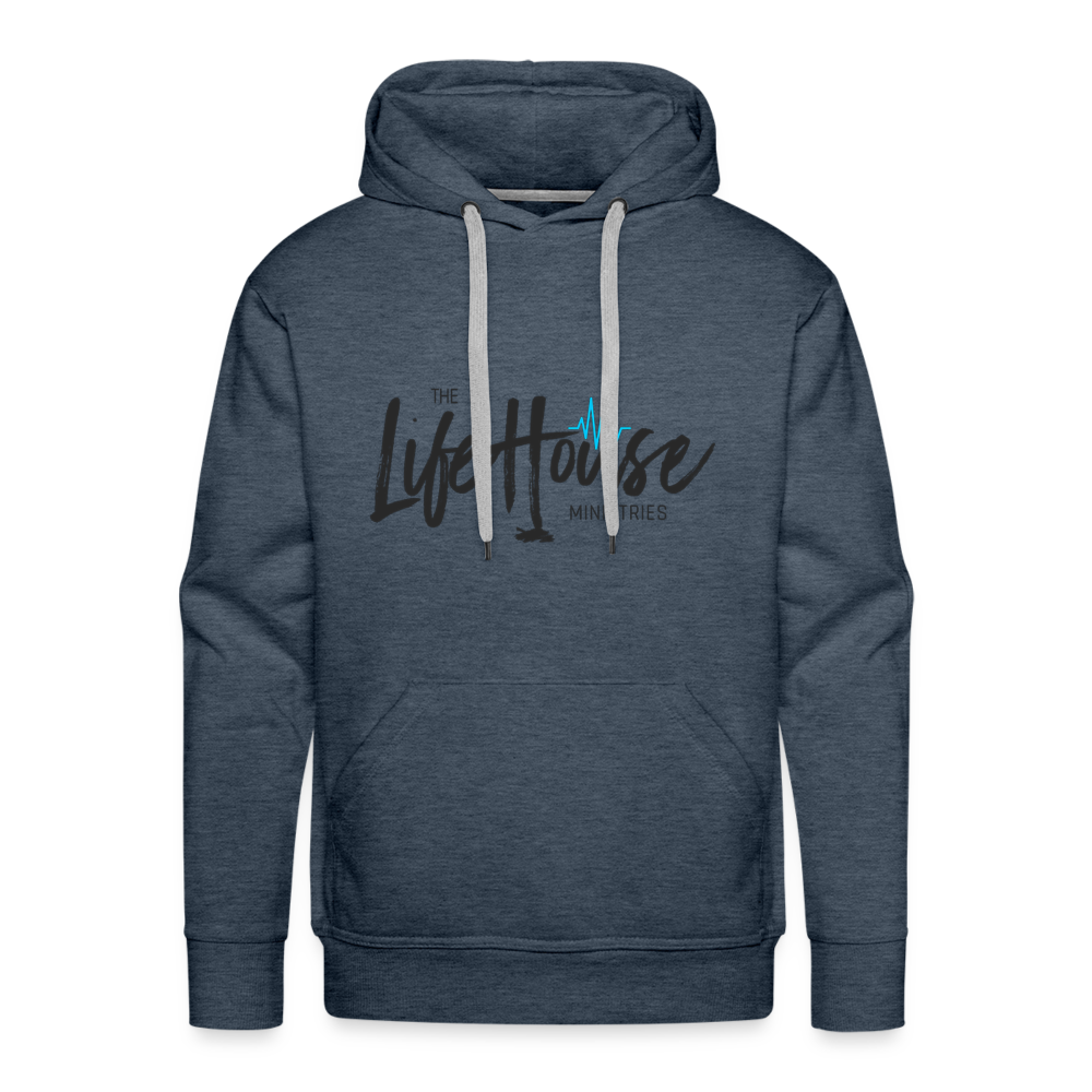 LifeHouse Men’s Premium Hoodie - heather denim