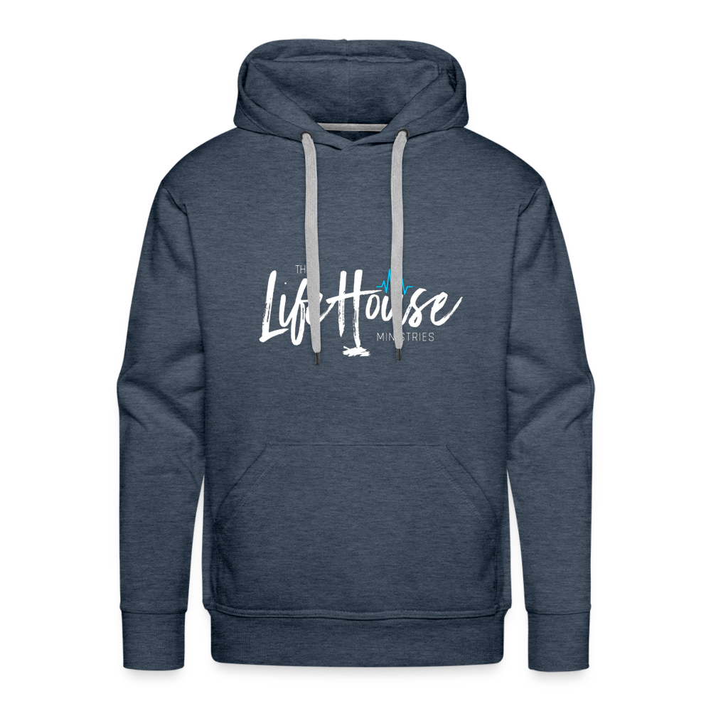 LifeHouse Men’s Premium Hoodie - heather denim