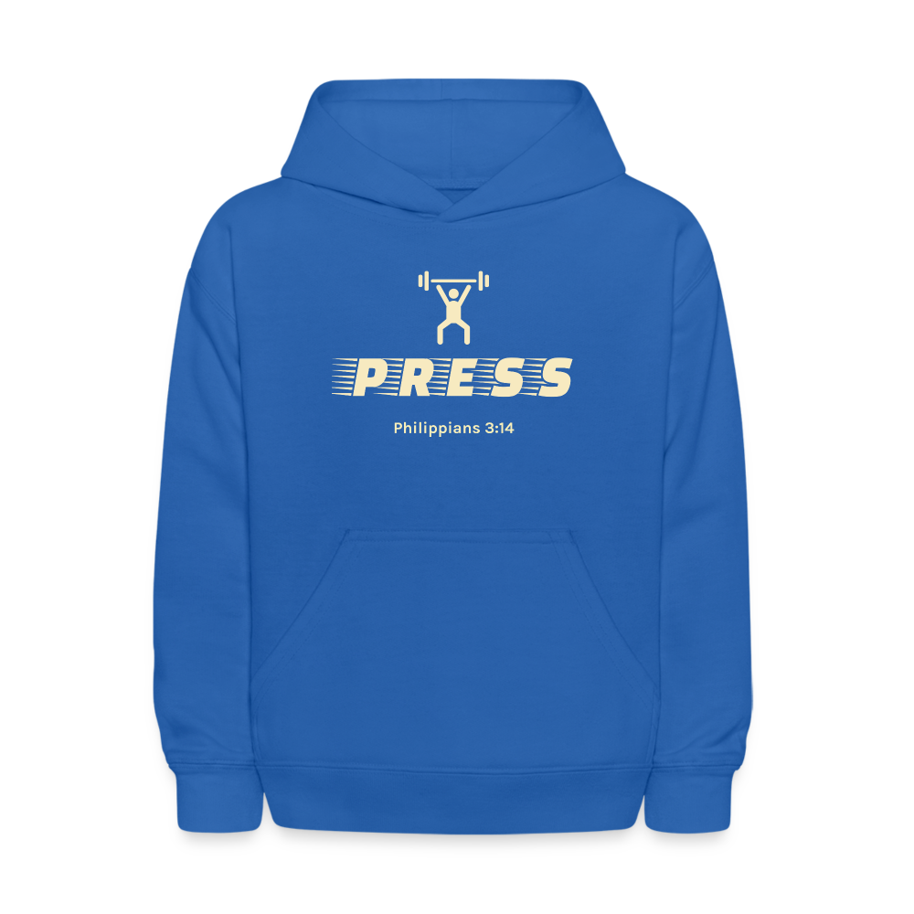 Kids' Press Hoodie - royal blue