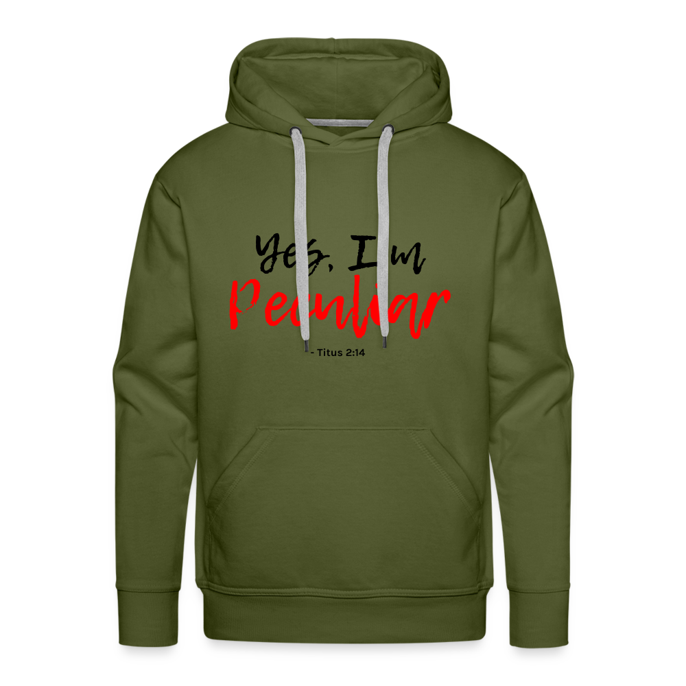 Men’s Peculiar Premium Hoodie - olive green