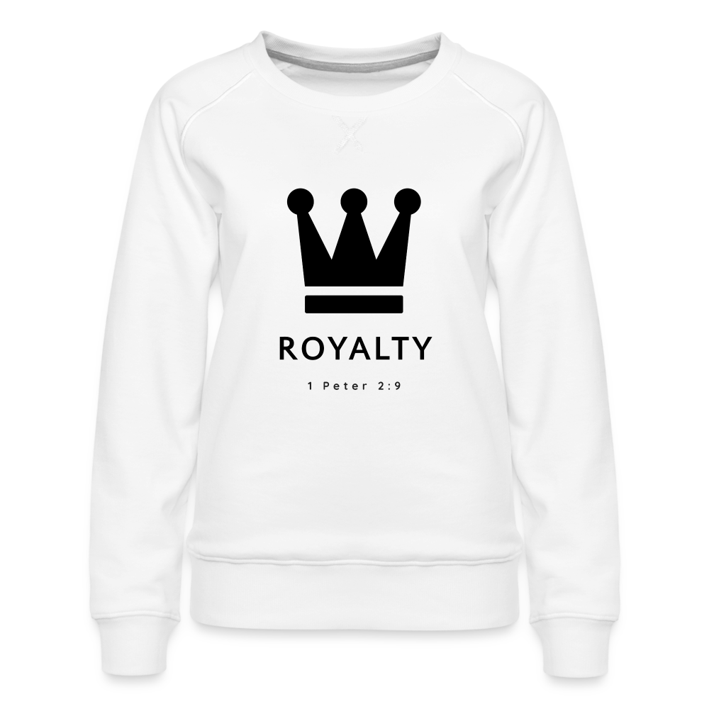 Be Royalty Women’s Premium Sweatshirt - white