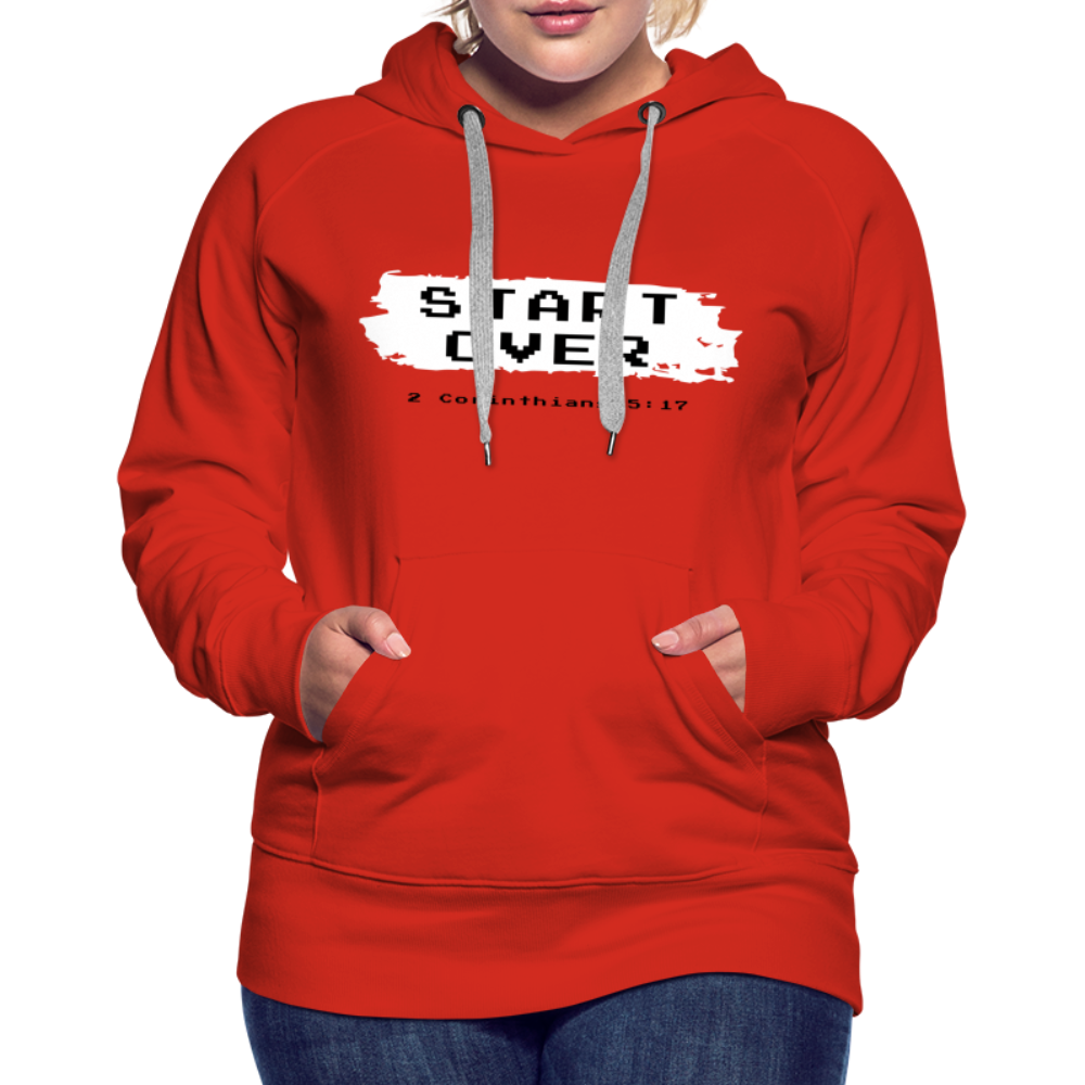 Start Over Women’s Premium Hoodie - red