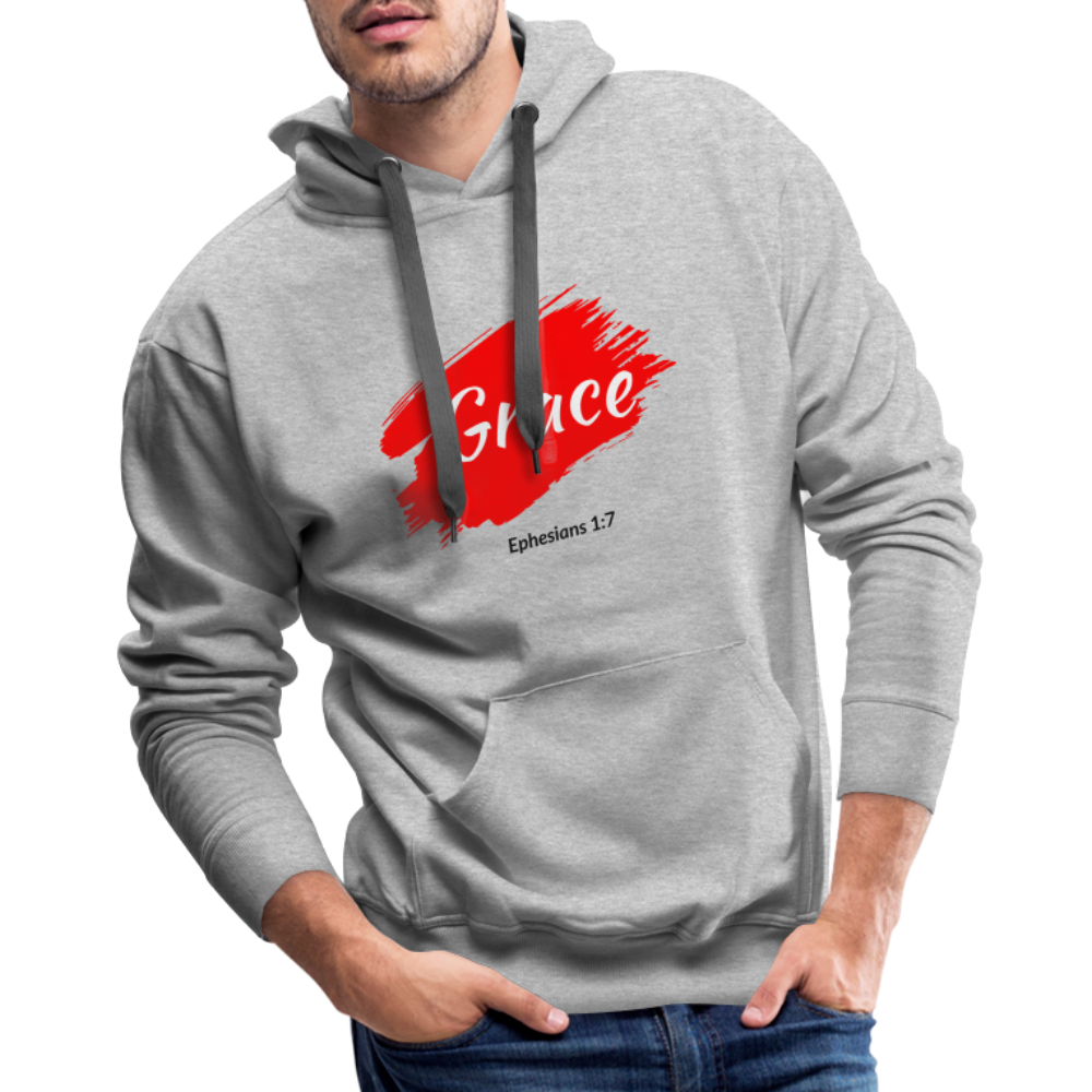 Grace Men’s Premium Hoodie - heather grey