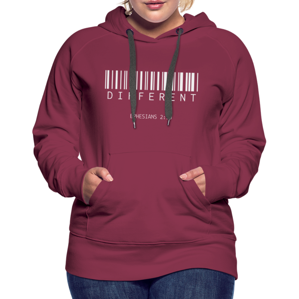 Different Women’s Premium Hoodie - burgundy