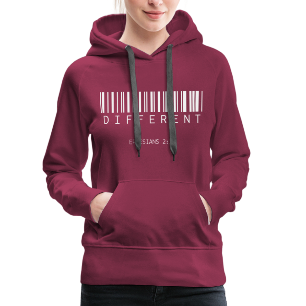 Different Women’s Premium Hoodie - burgundy