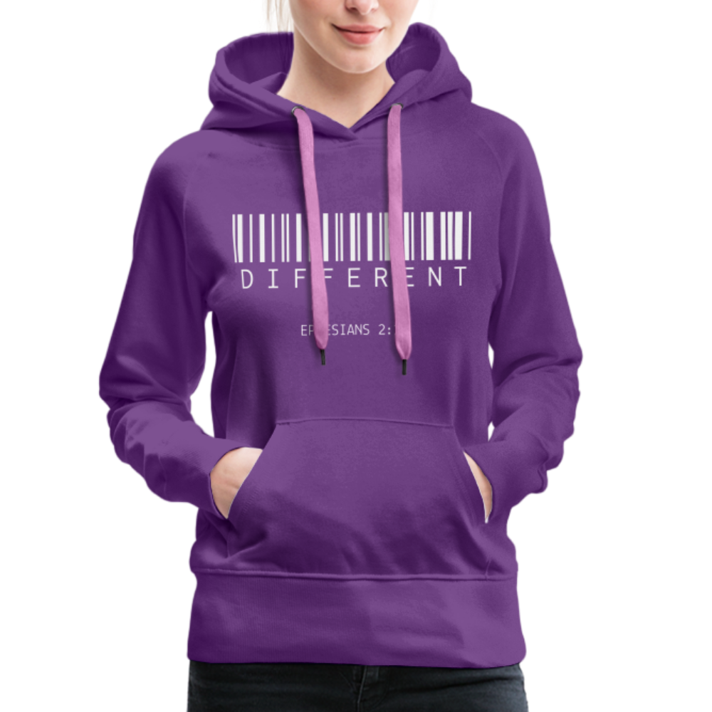 Different Women’s Premium Hoodie - purple