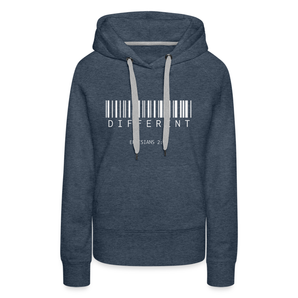 Different Women’s Premium Hoodie - heather denim