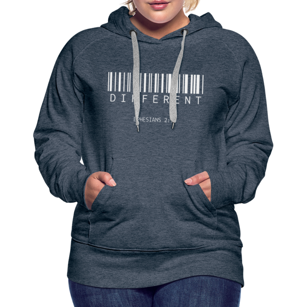 Different Women’s Premium Hoodie - heather denim