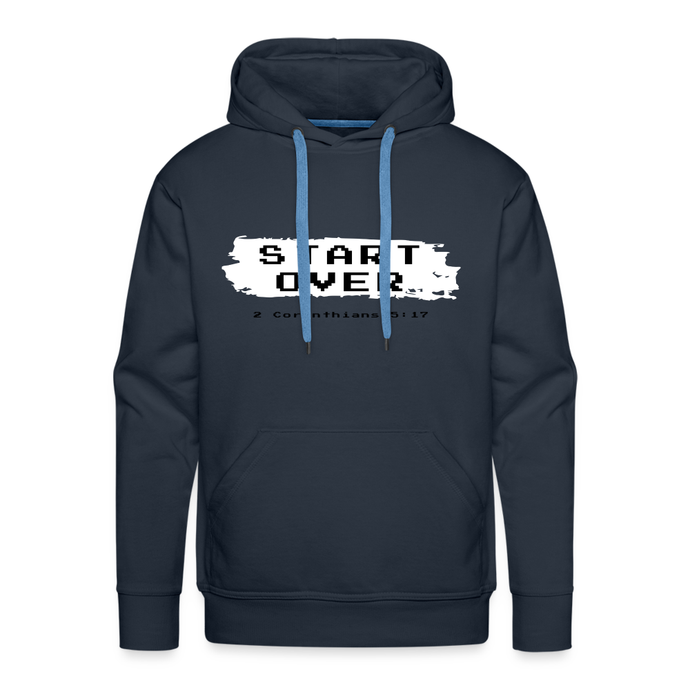 Start Over Men’s Premium Hoodie - navy