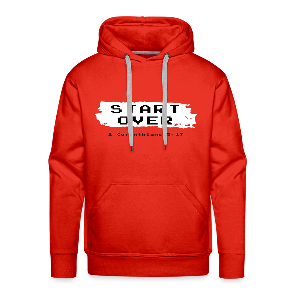 Start Over Men’s Premium Hoodie - red