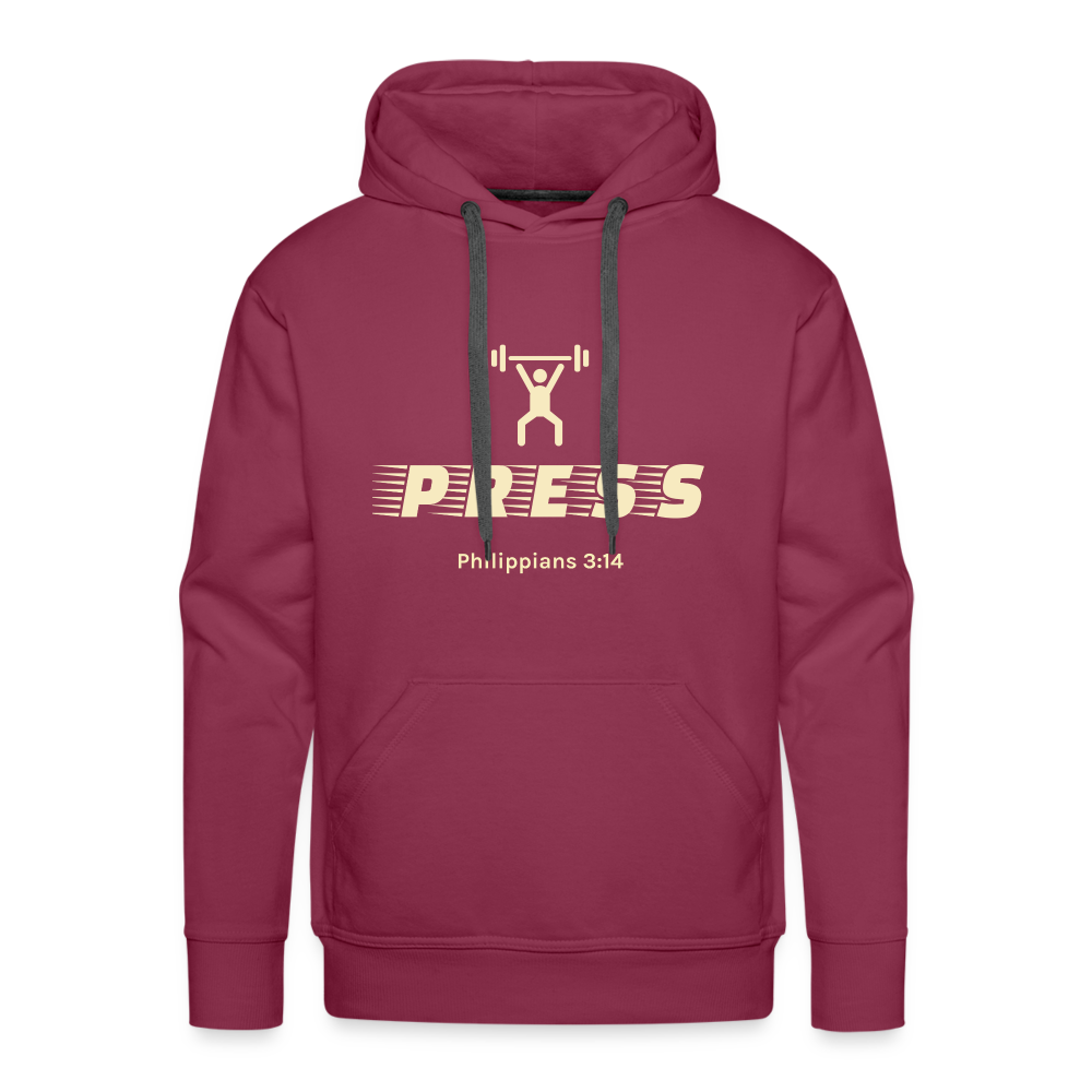 Press Men’s Premium Hoodie - burgundy