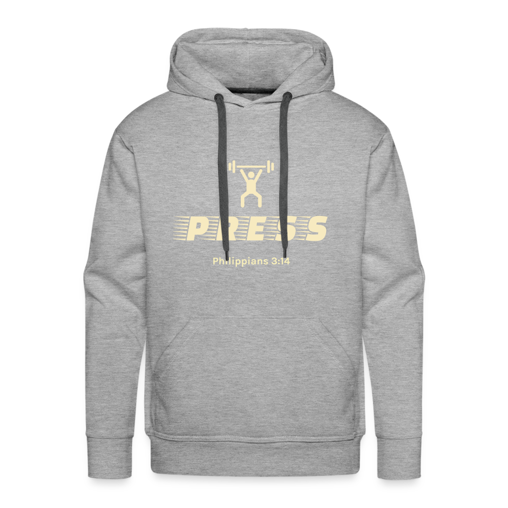 Press Men’s Premium Hoodie - heather grey