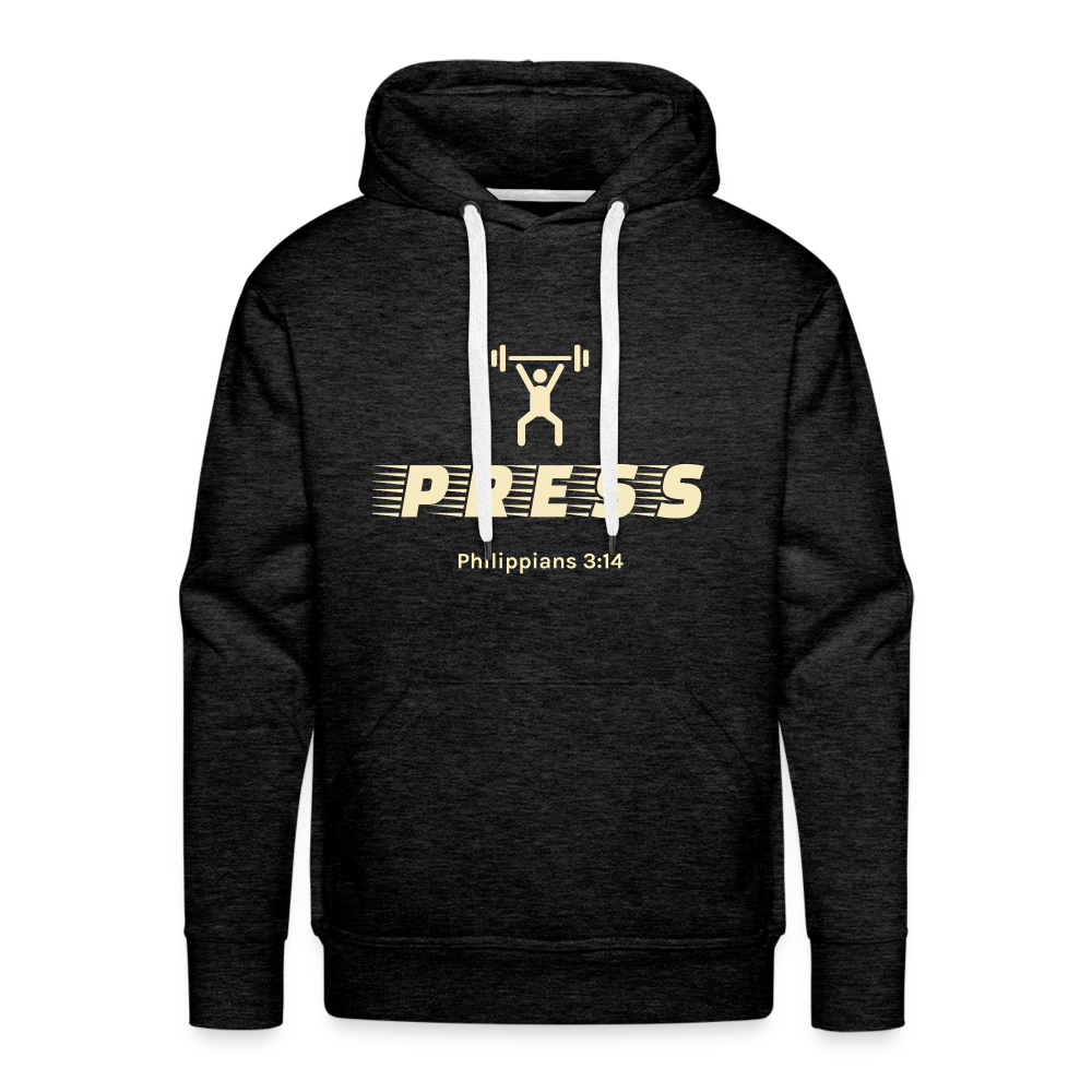 Press Men’s Premium Hoodie - charcoal grey