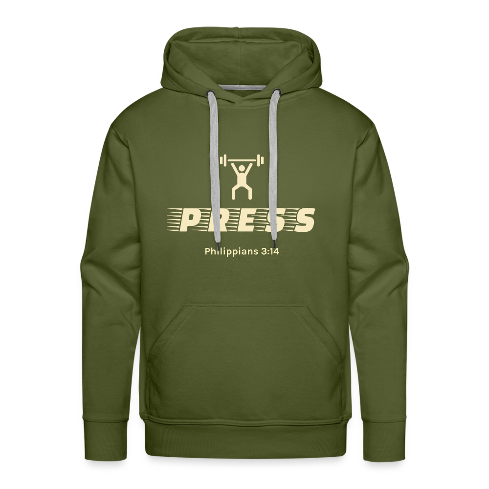 Press Men’s Premium Hoodie - olive green