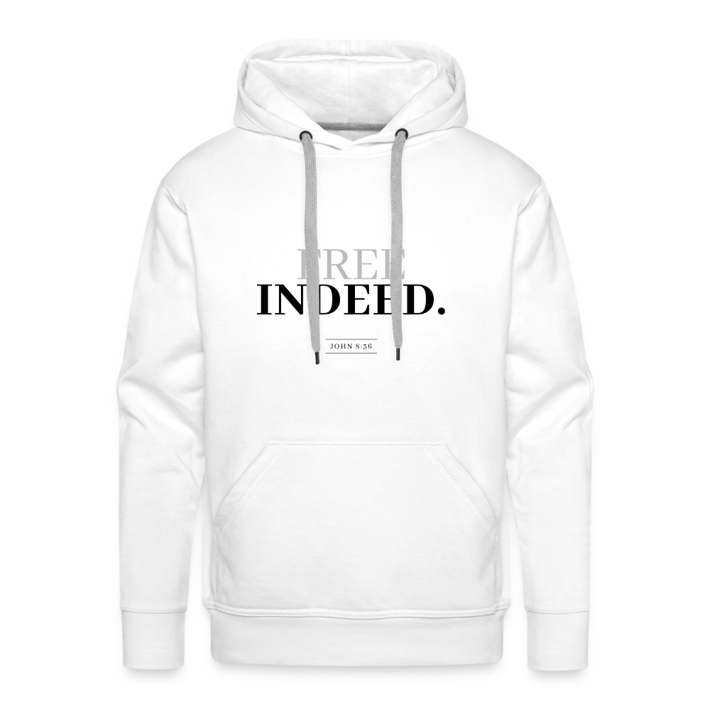 Free Indeed Men’s Premium Hoodie - white