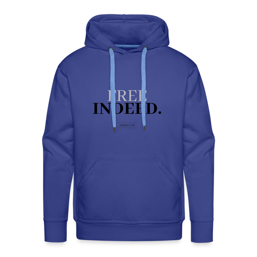 Free Indeed Men’s Premium Hoodie - royal blue