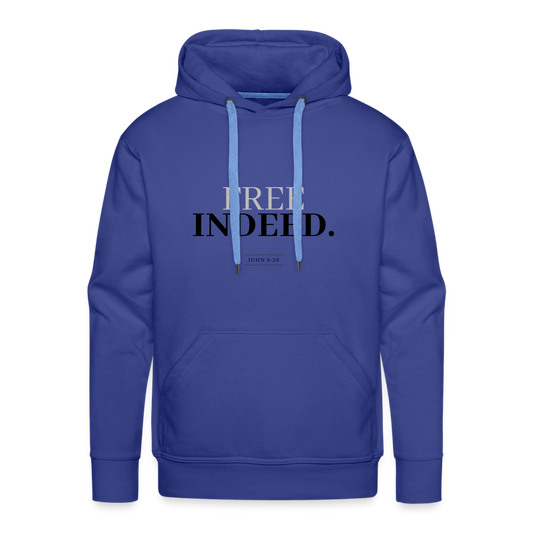 Free Indeed Men’s Premium Hoodie - royal blue