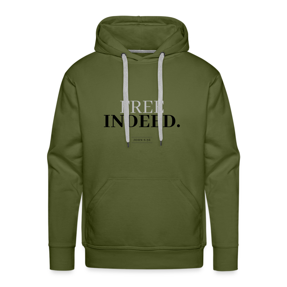 Free Indeed Men’s Premium Hoodie - olive green